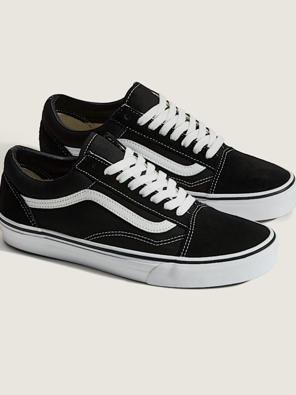 New in box. Vans Black and White Old Skool Low-Top Sneakers